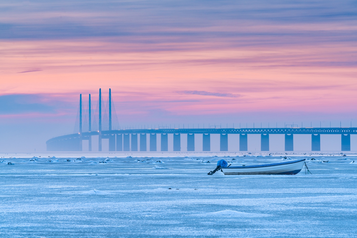 Frozen sea