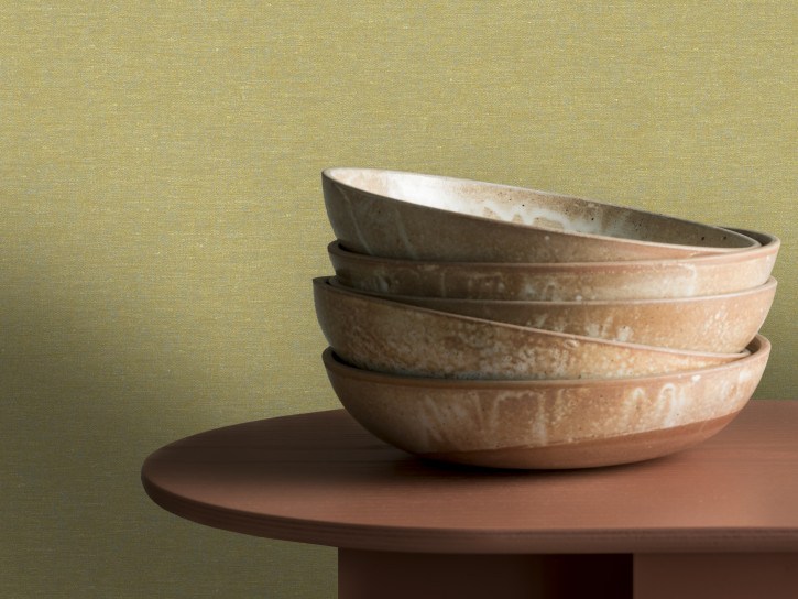 Linen Stories - Yellow/Green