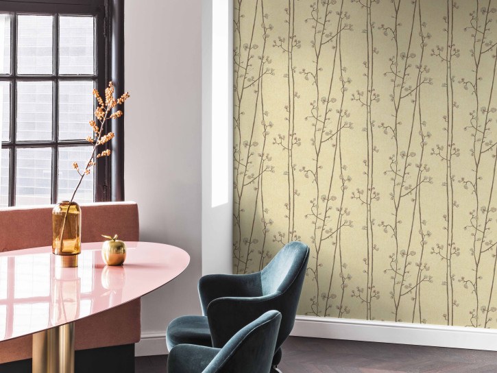 Flowering Plum Orchard - Yellow