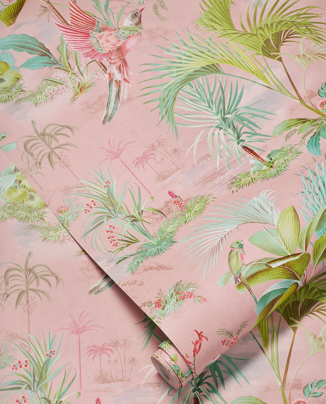 Palm Scene - Pink - Outlet