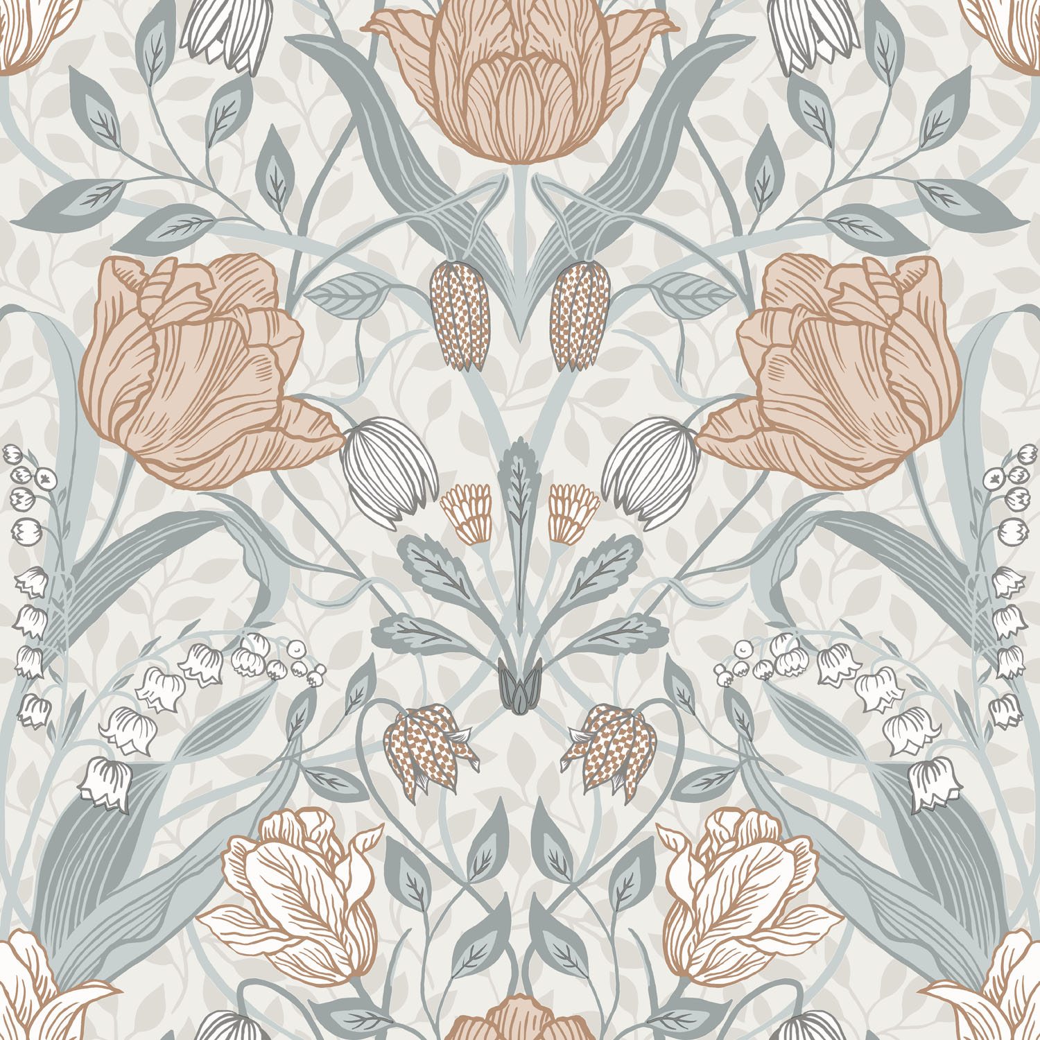 Filippa - Grey & Peach