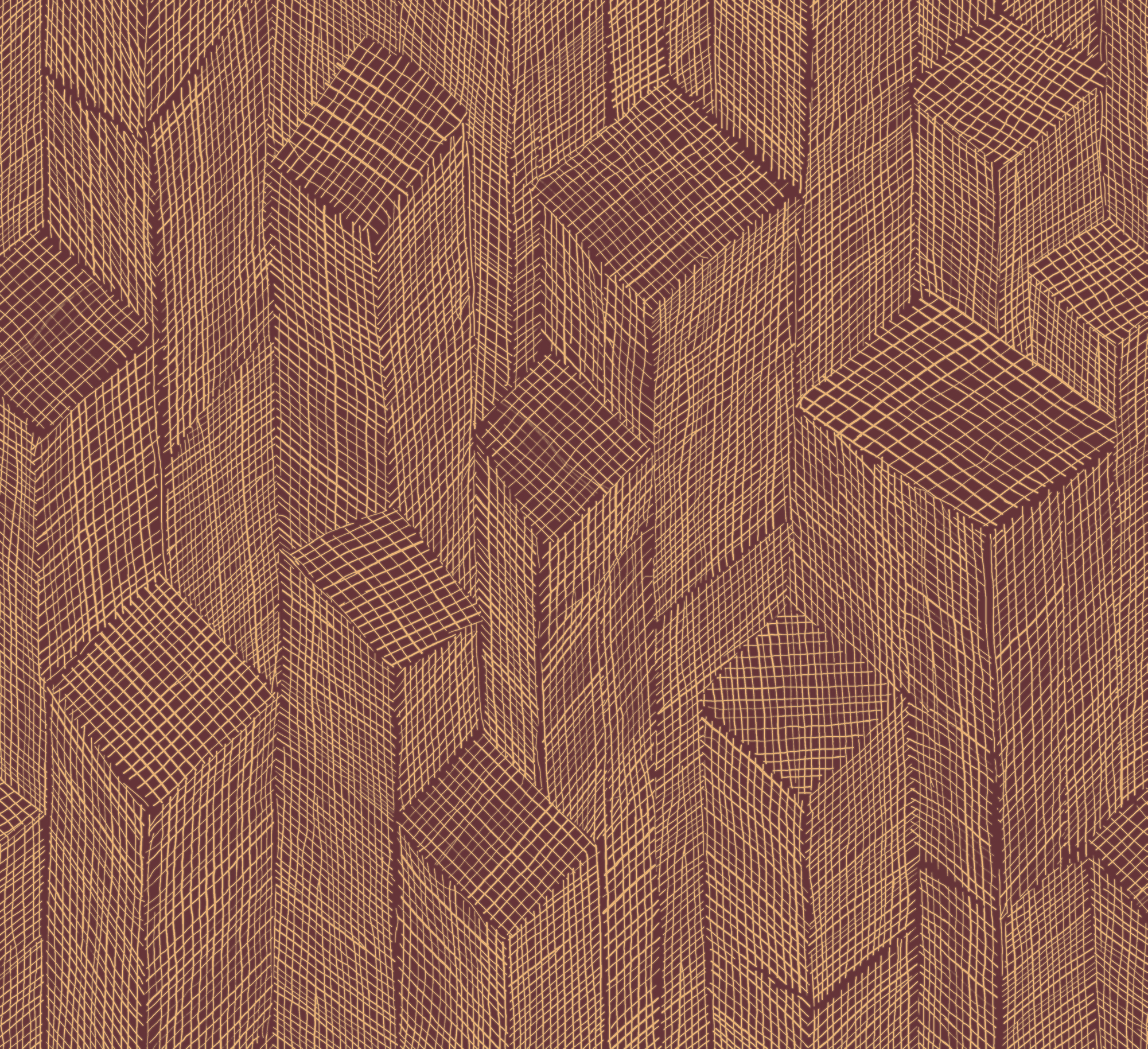 Shibam - Wine Red