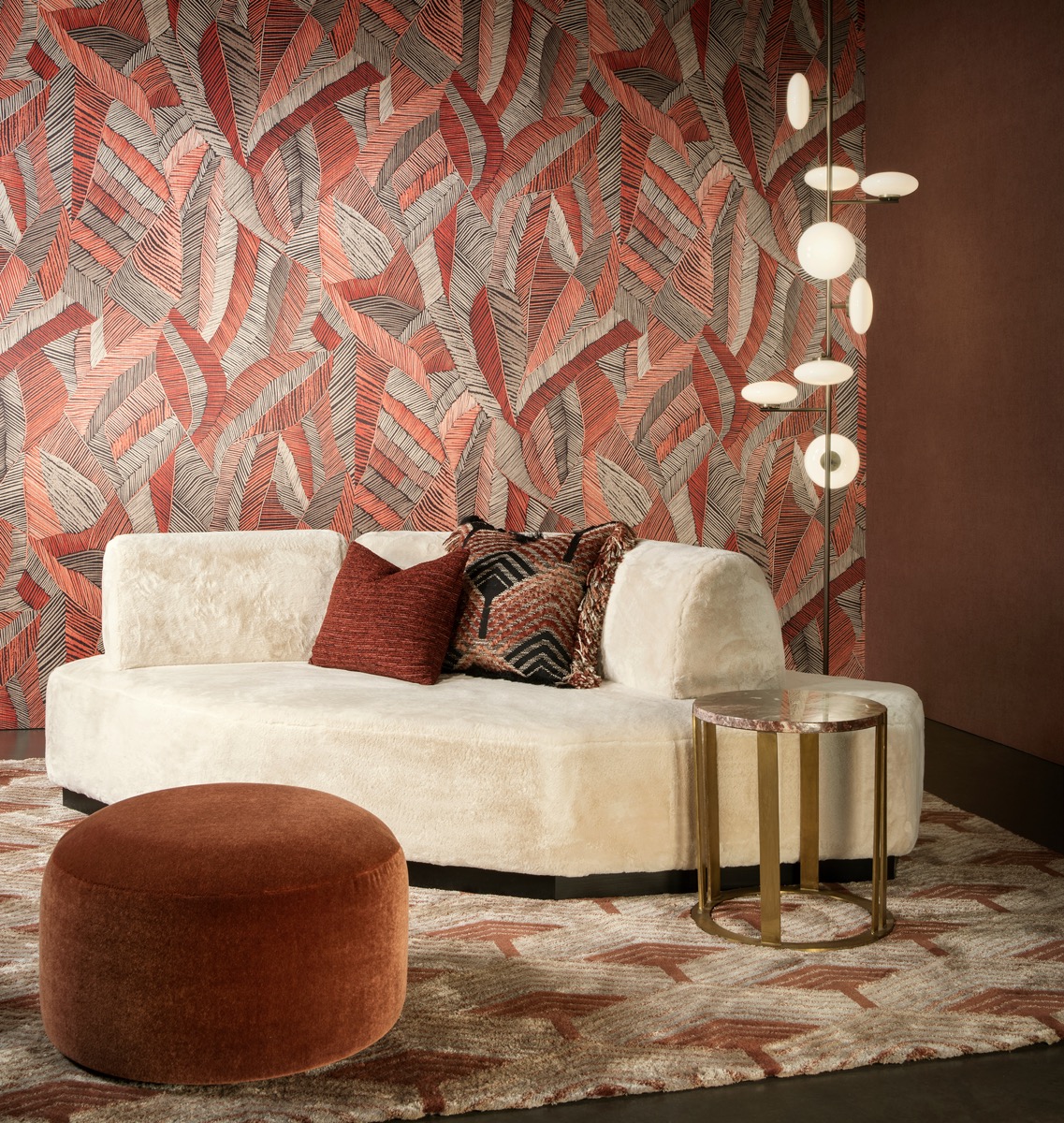 Chintz - Crimson