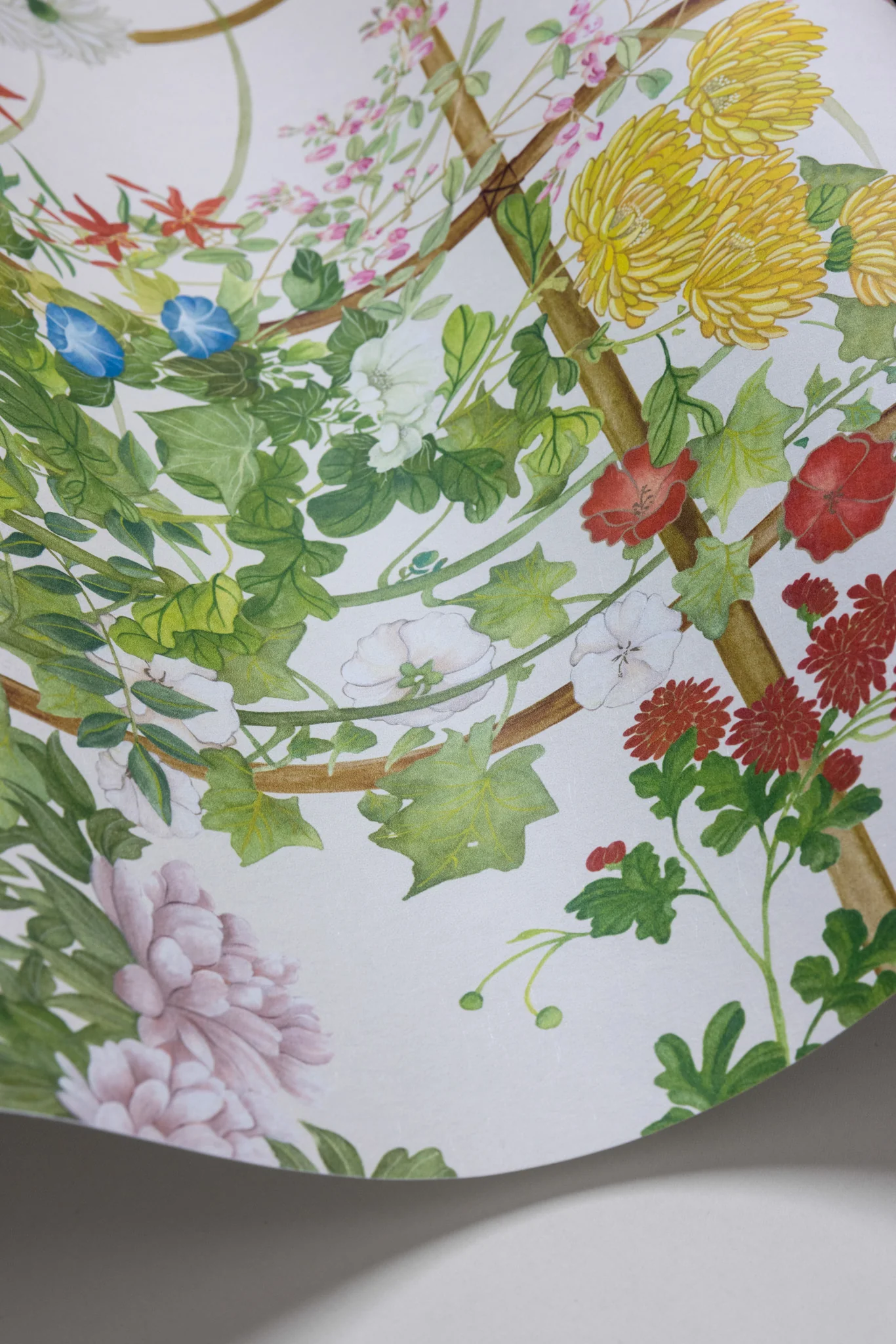 Scenic Flora - Natural White