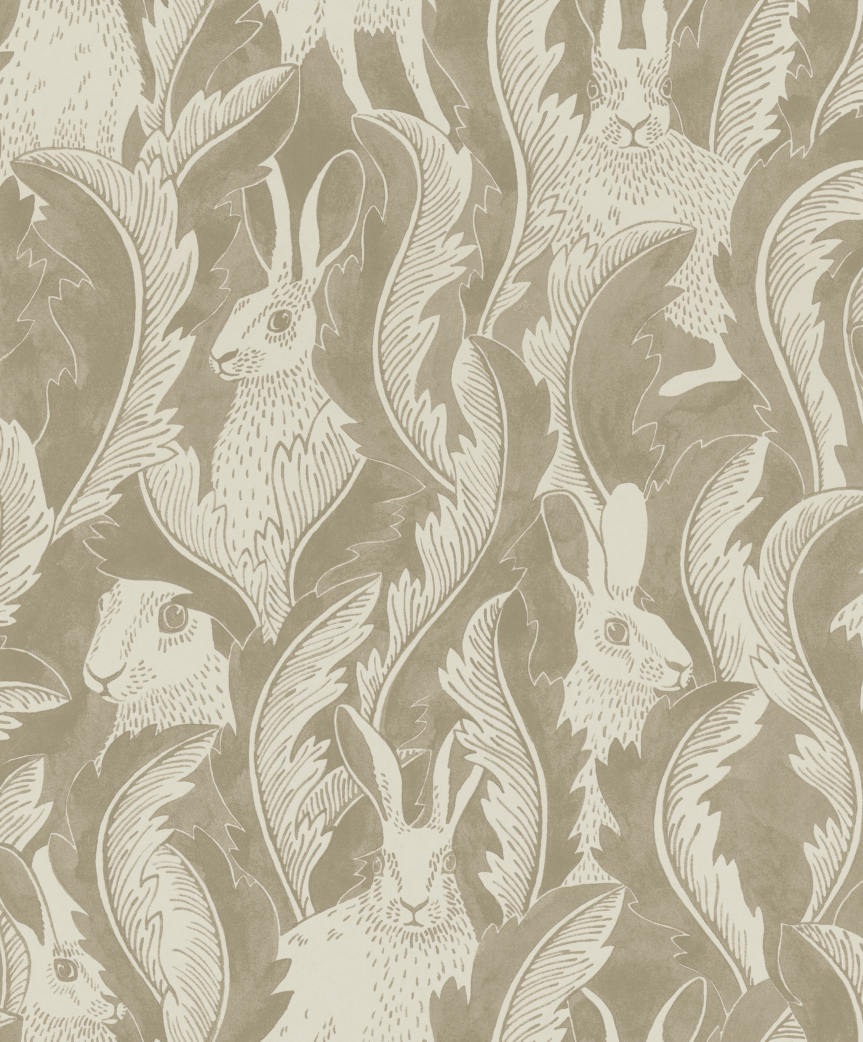 Hares in hiding - Taupe - Outlet