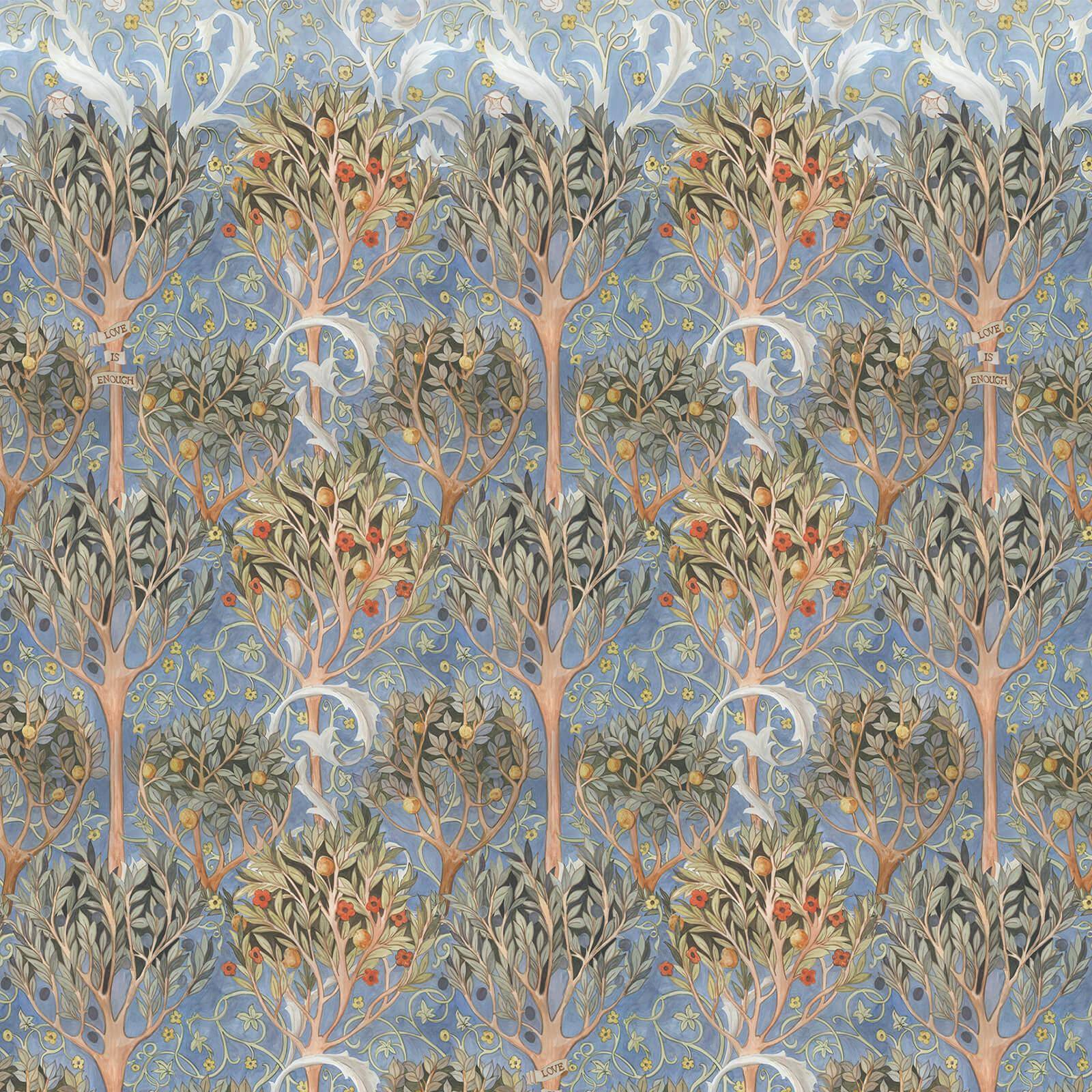 Earthly Paradise Tapet - Celestial Blue