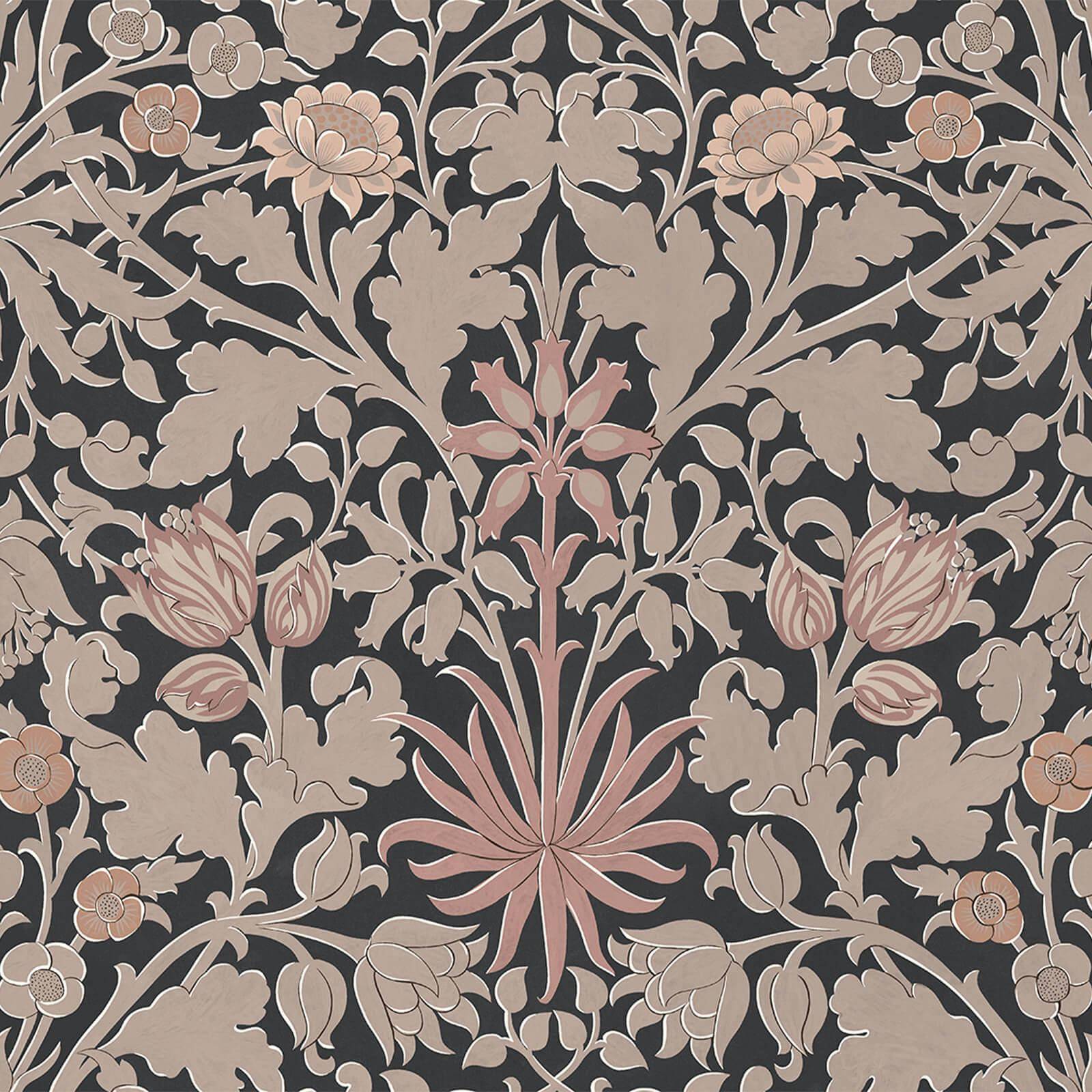 Hyacinth Novellus Tapet - Noir