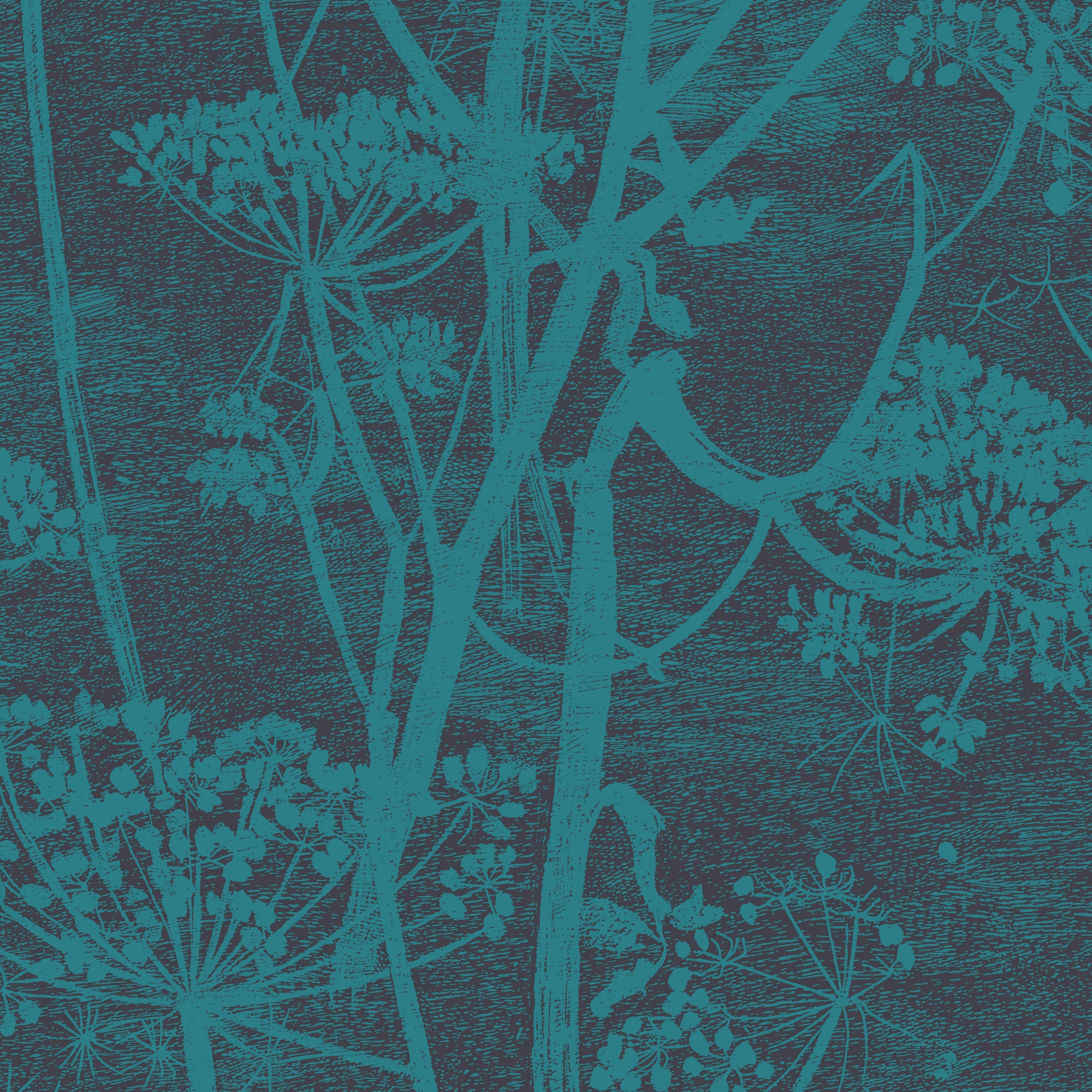 Cow Parsley - Teal - Outlet