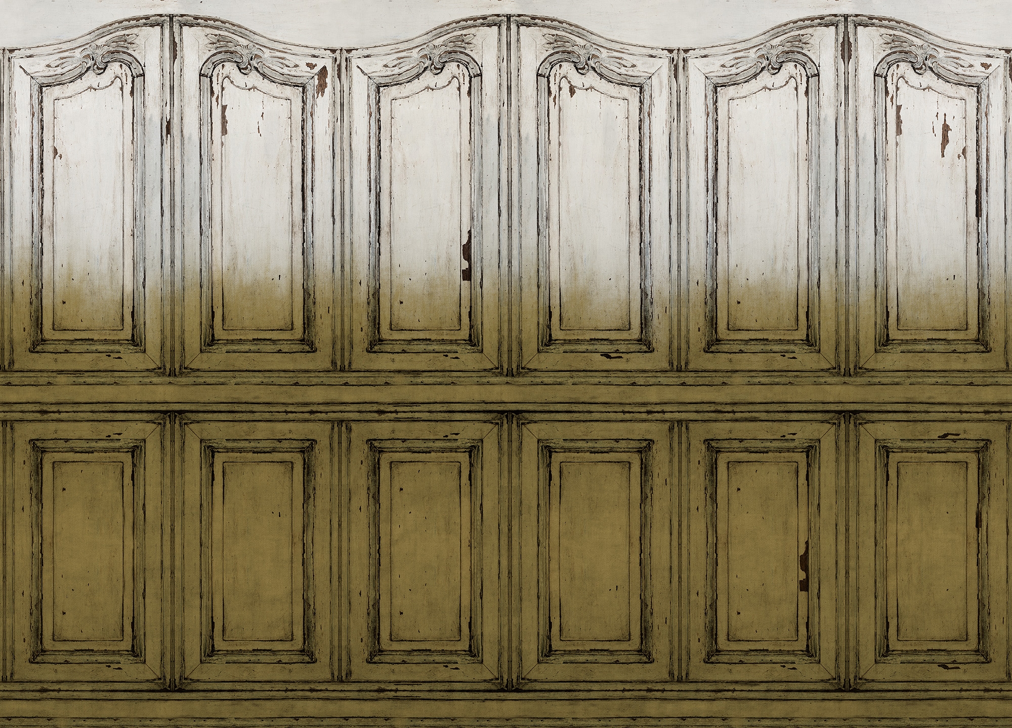Parisian Panels, Dip Dye Yellow