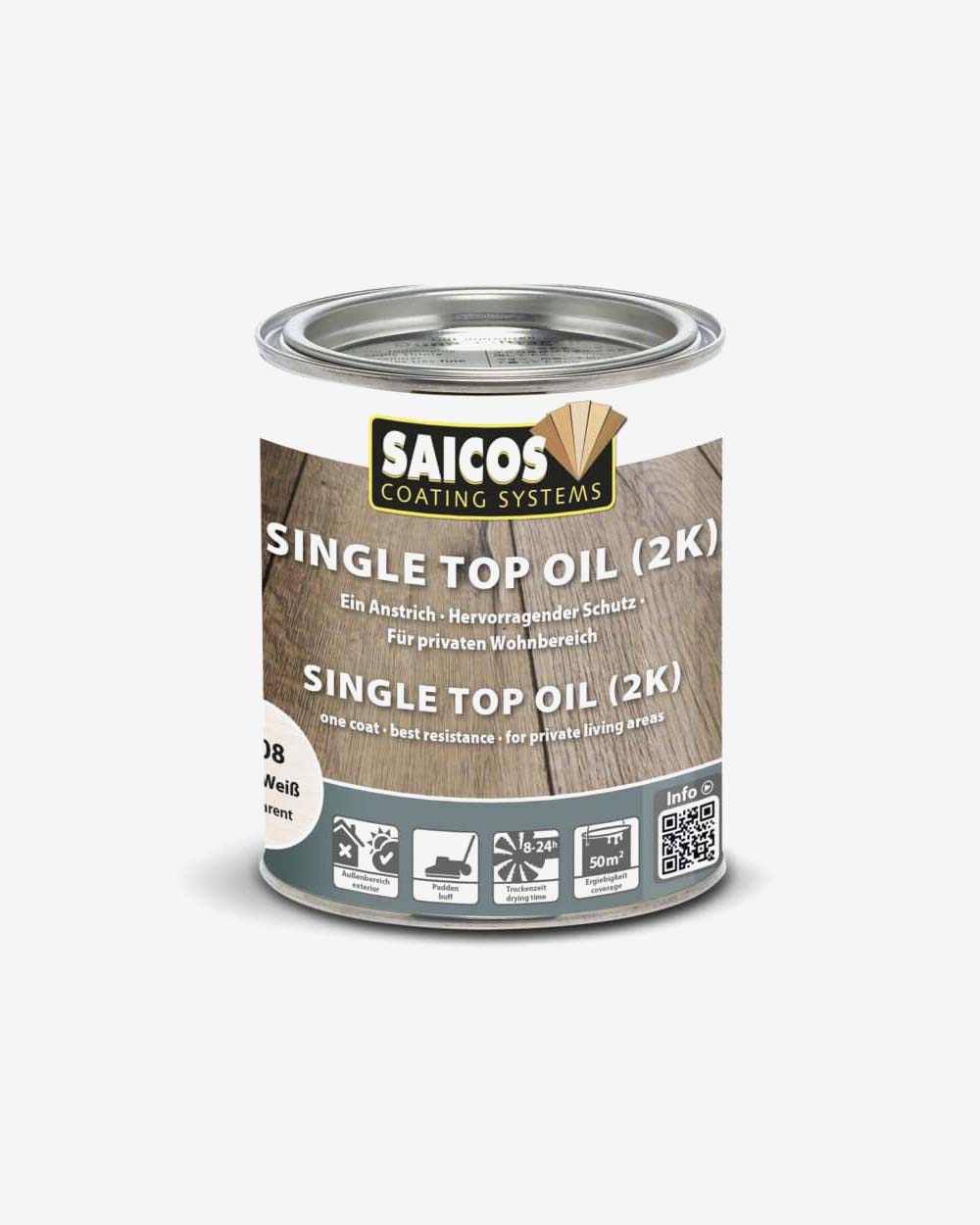 Single Top Oil 2K - Colourless - 0.375L