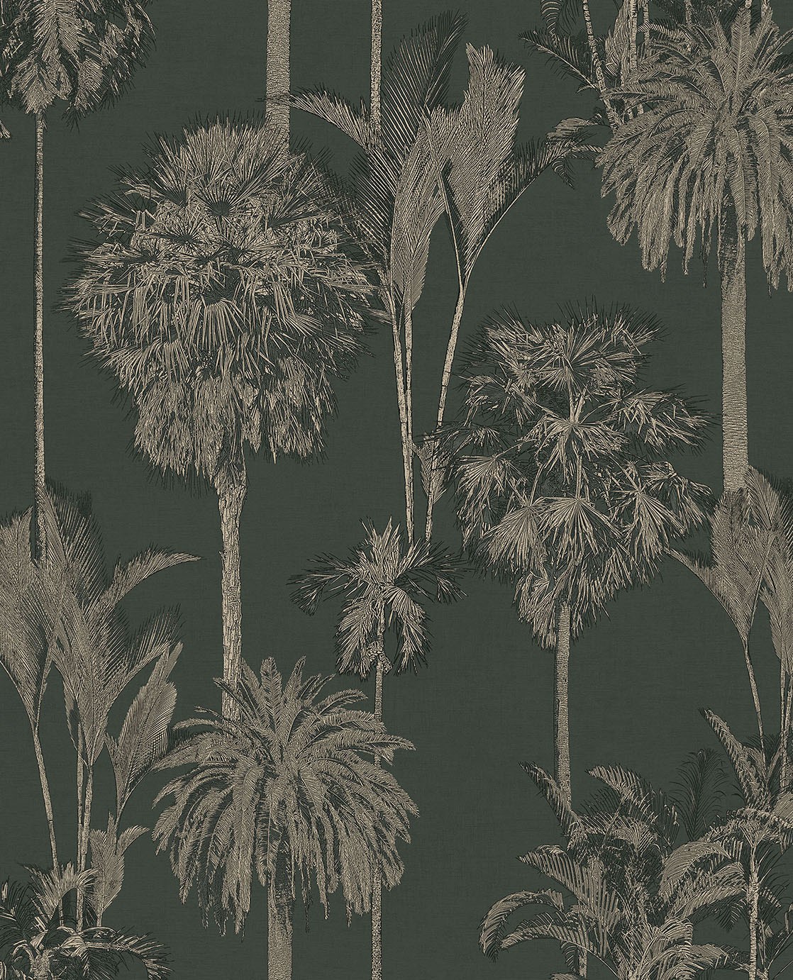 Se Vintage Palms - Dark Green hos Picment.dk
