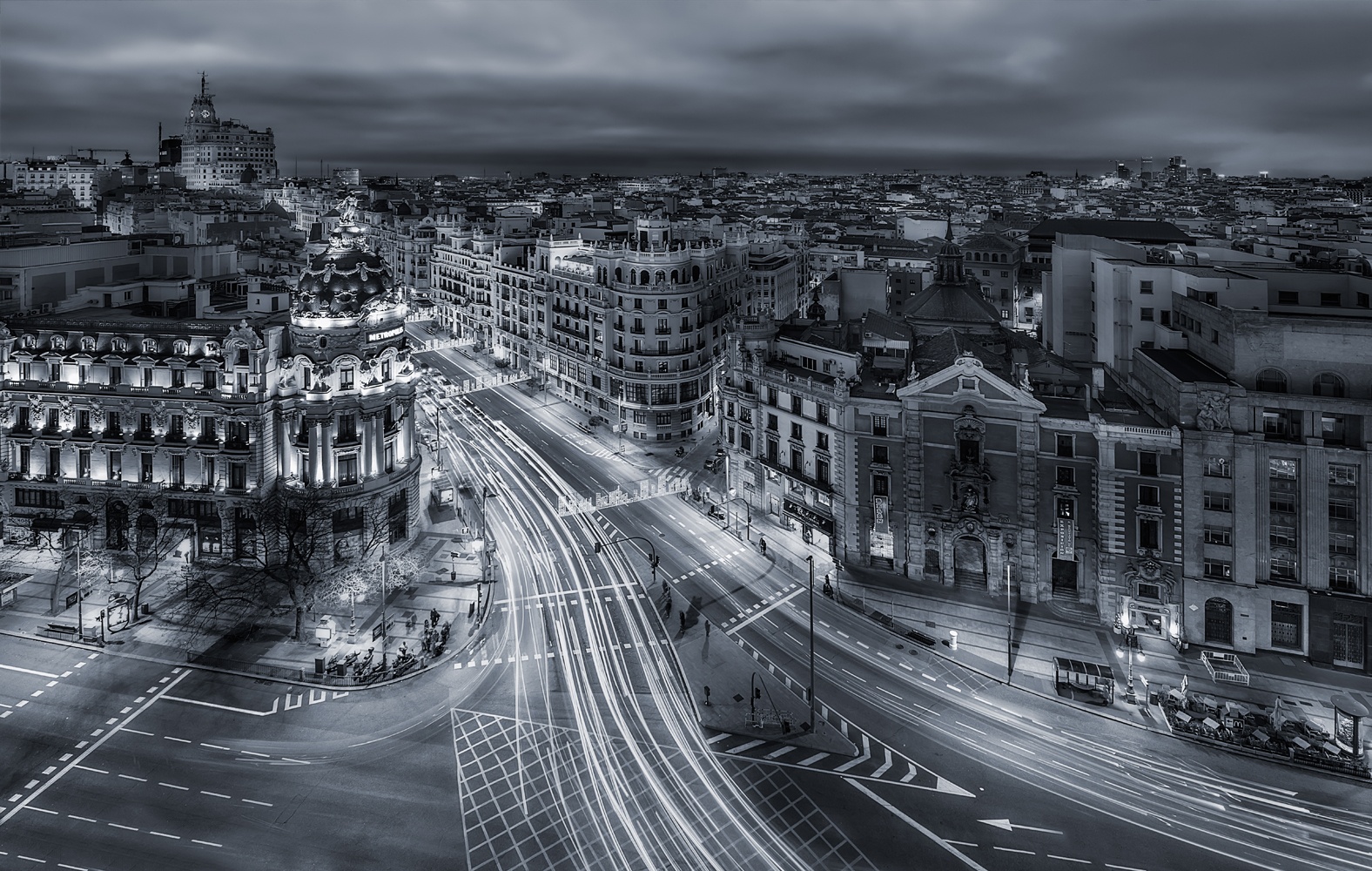 Billede af Madrid City Lights