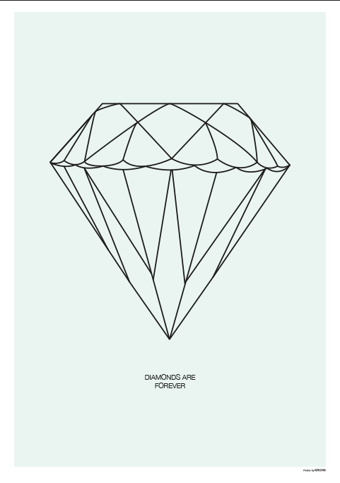 Diamond - Mint -50 x 70