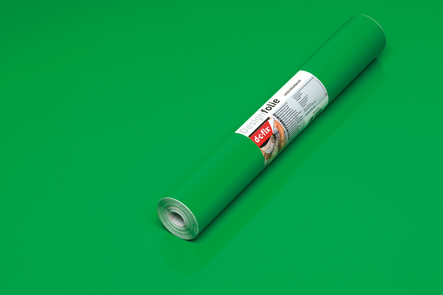 Se Ensfarvet folie-Grøn-1 meter-Mat-45 cm hos Picment.dk