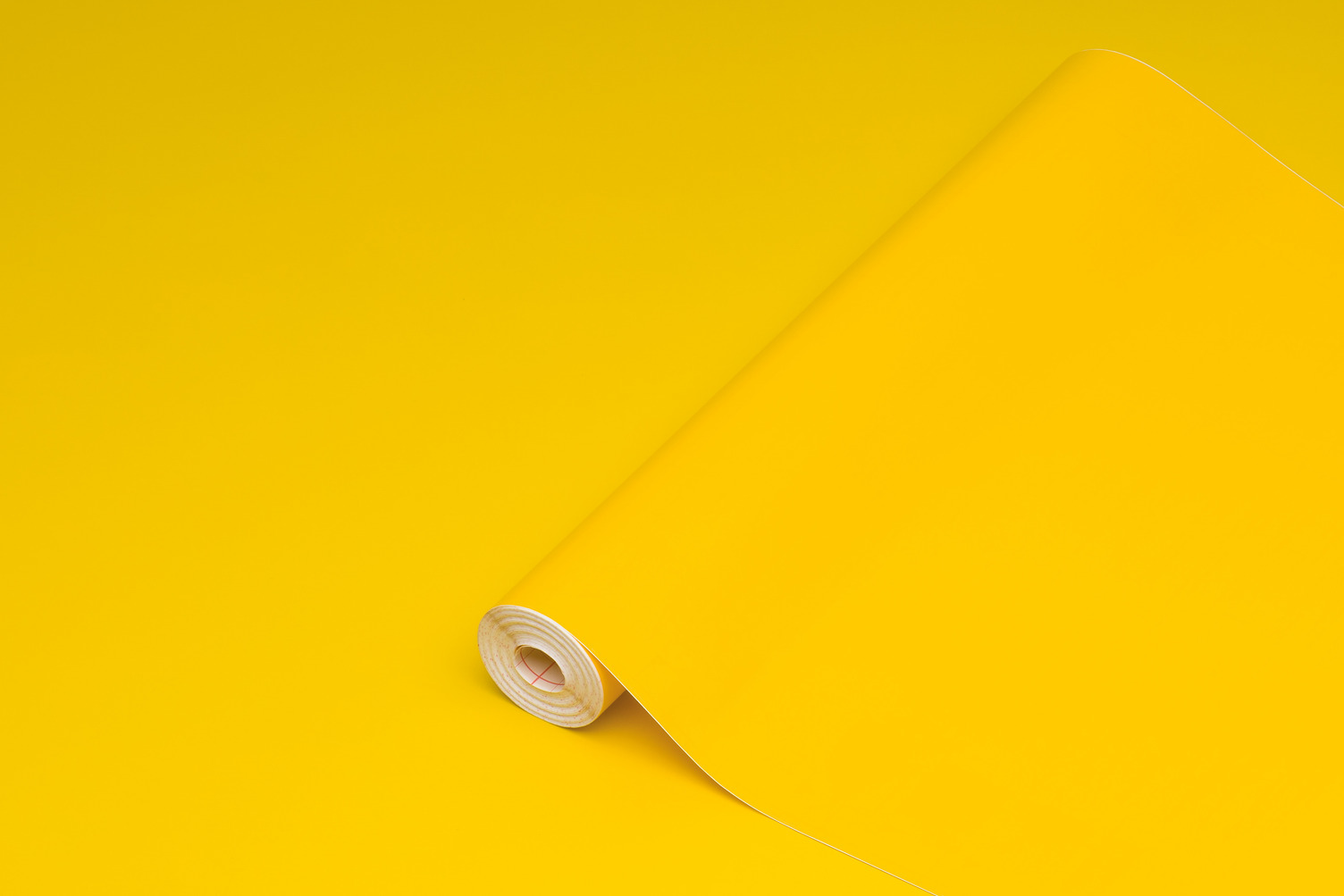 Billede af Ensfarvet folie-Ceylon gul-Mat-45 cm-2 meter