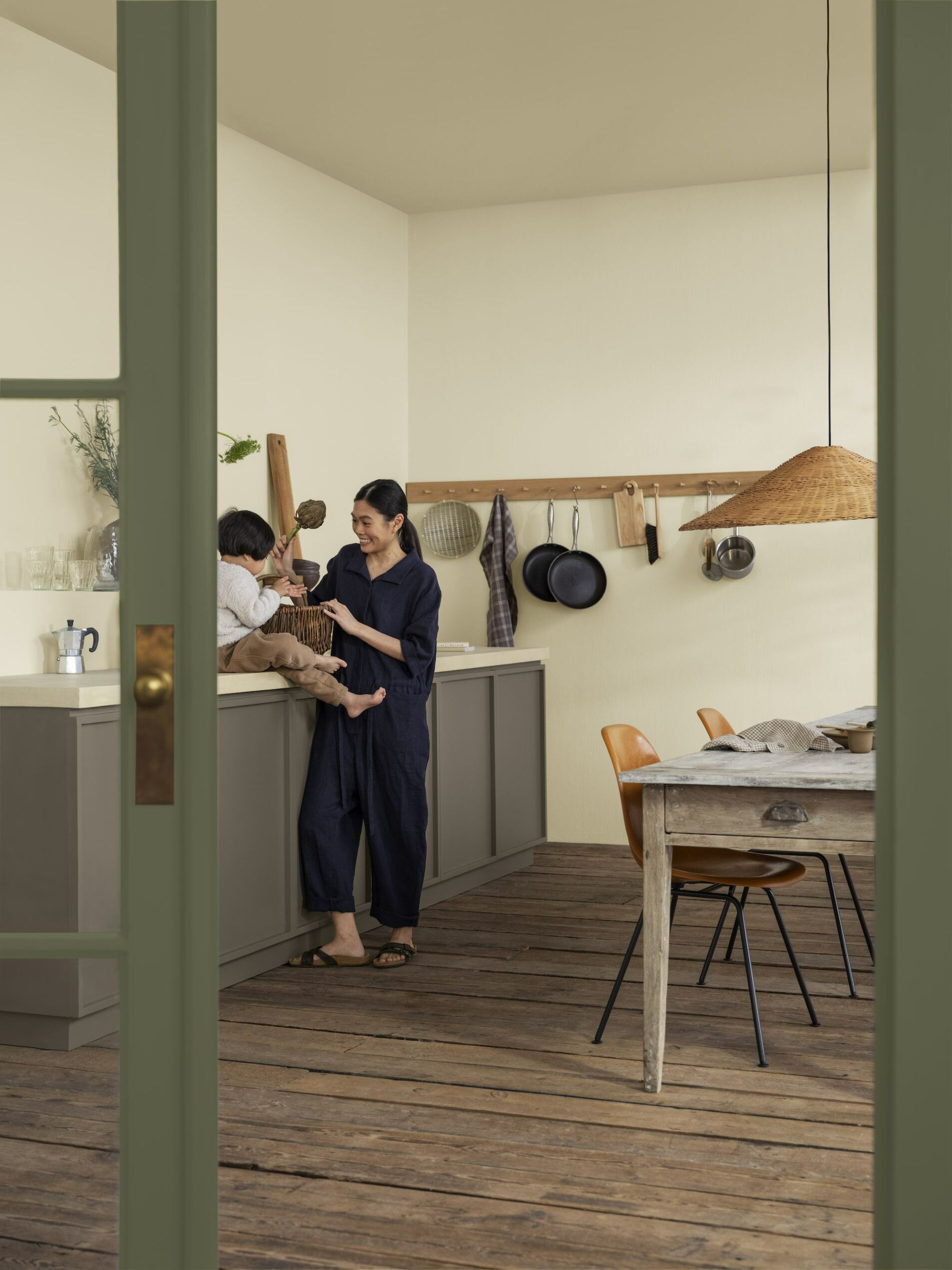 Jotun Lady Pure Color 8575 Natural Green Indretningsbillede