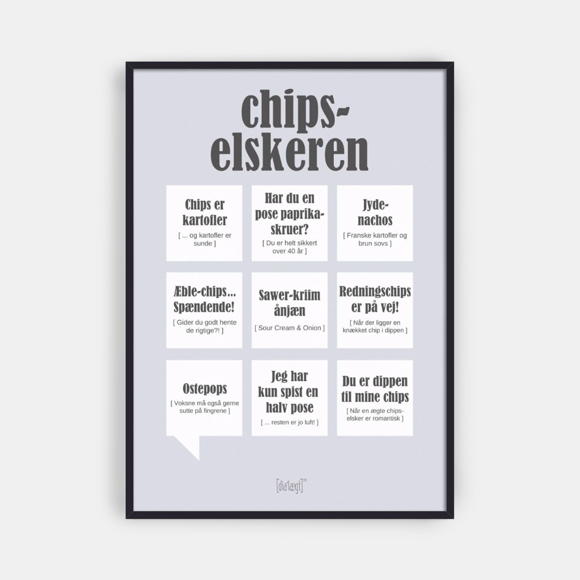Chipselskeren - chips? Her er plakaten til dig!