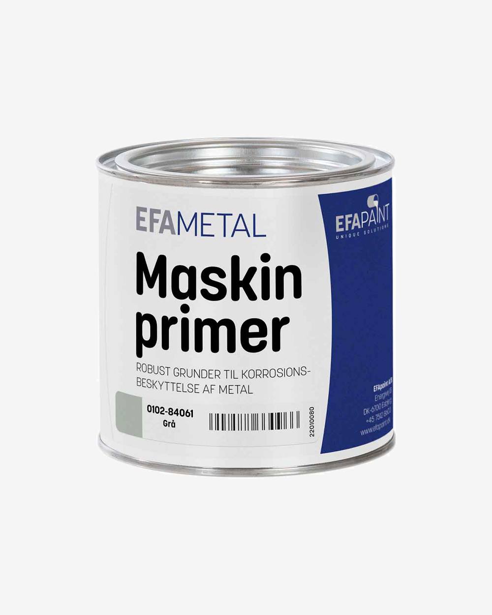 Se Esbjerg Paints Maskinprimer 0102 grå 0,75l hos Picment.dk