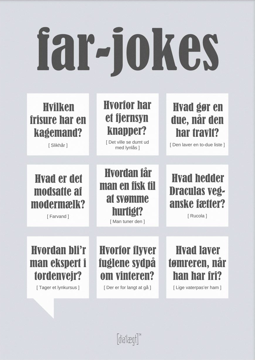 Se Far - Jokes-A3 hos Picment.dk