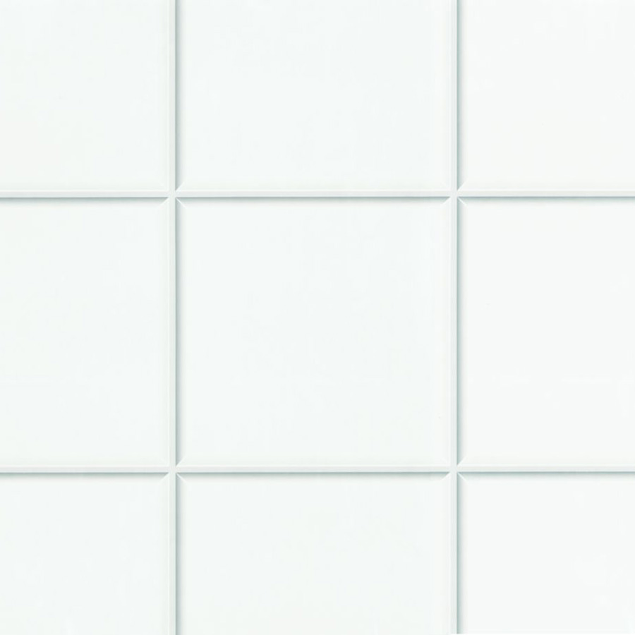 Billede af Sten og flise folie-1 meter rulle-45 cm-Fliser - Hvid