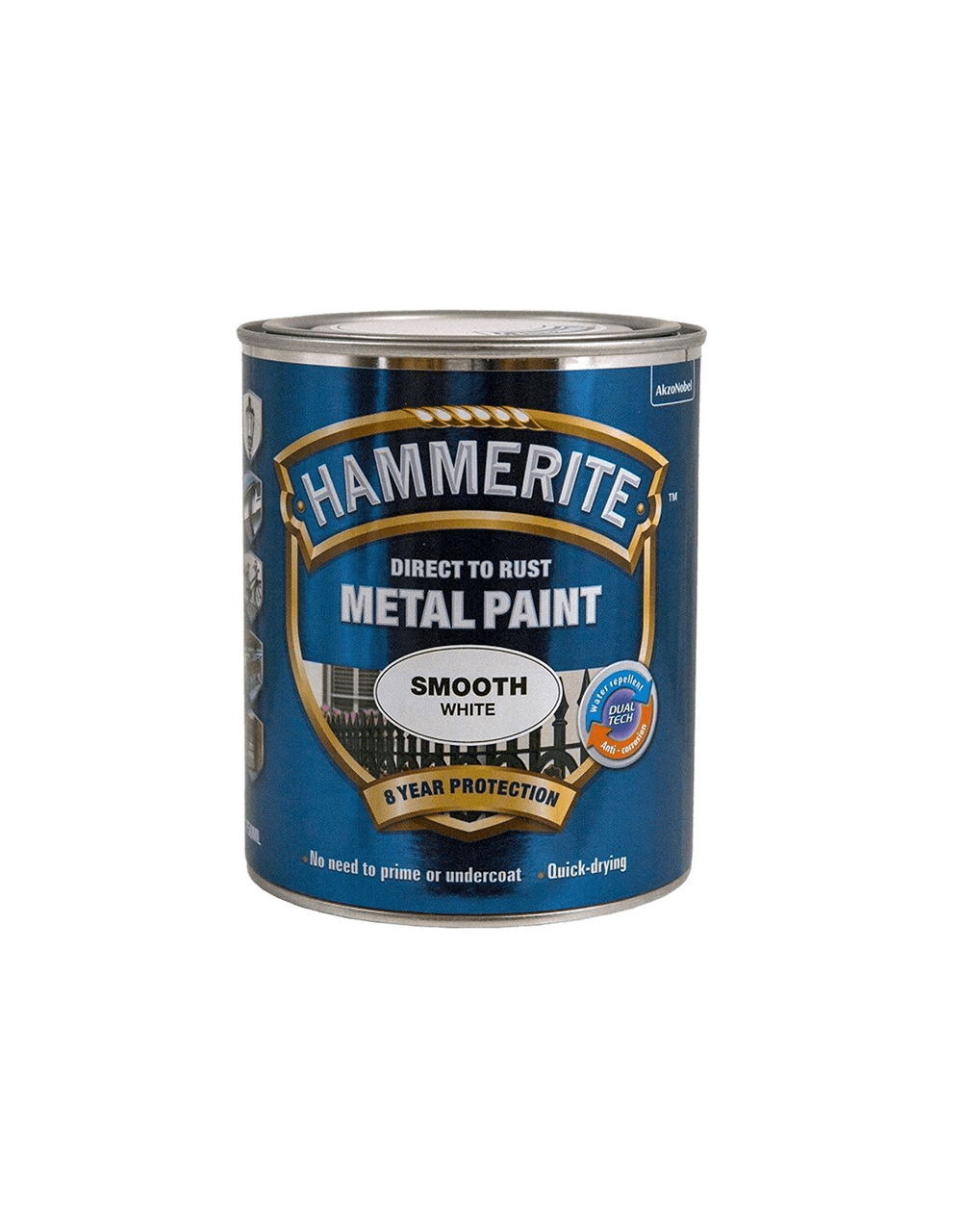 Hammerite - Blank - Sølvgrå - 0,75 L