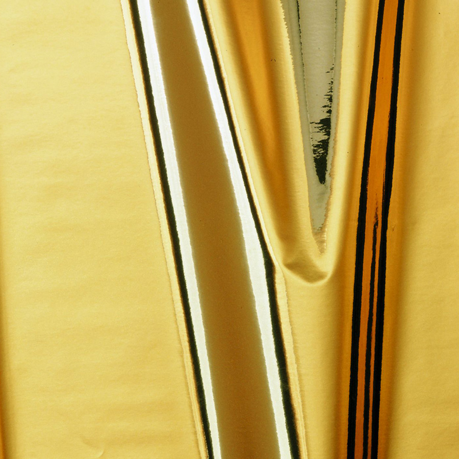 Billede af Metal folie-Højglans Guld-Vælg antal løbende meter-45 cm