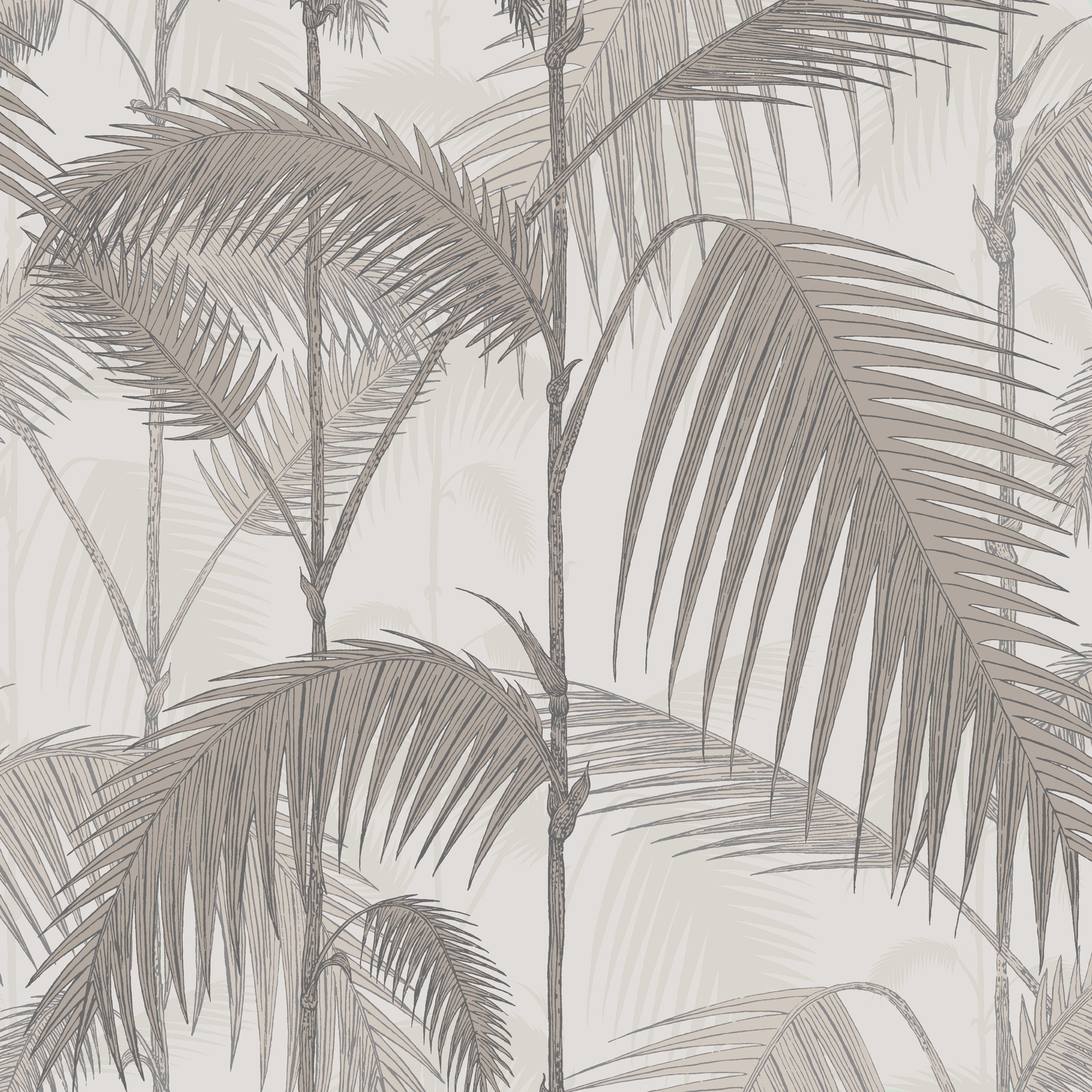Se Palm Jungle - Stone and Taupe hos Picment.dk