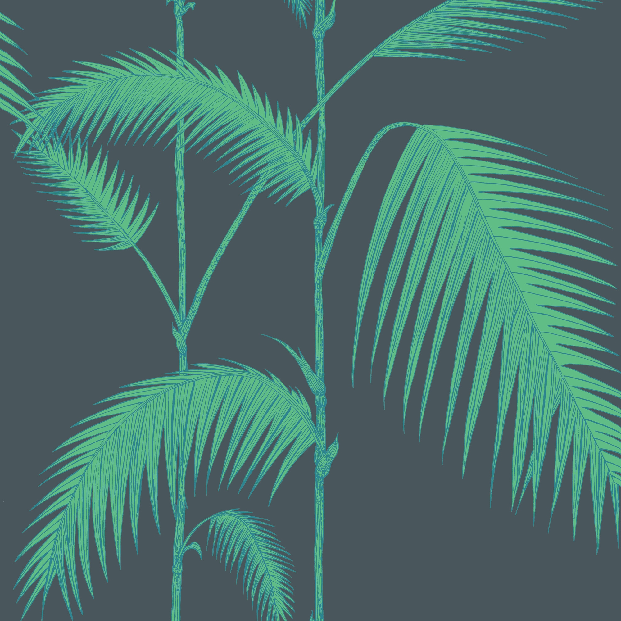 Billede af Palm Leaves - Viridian