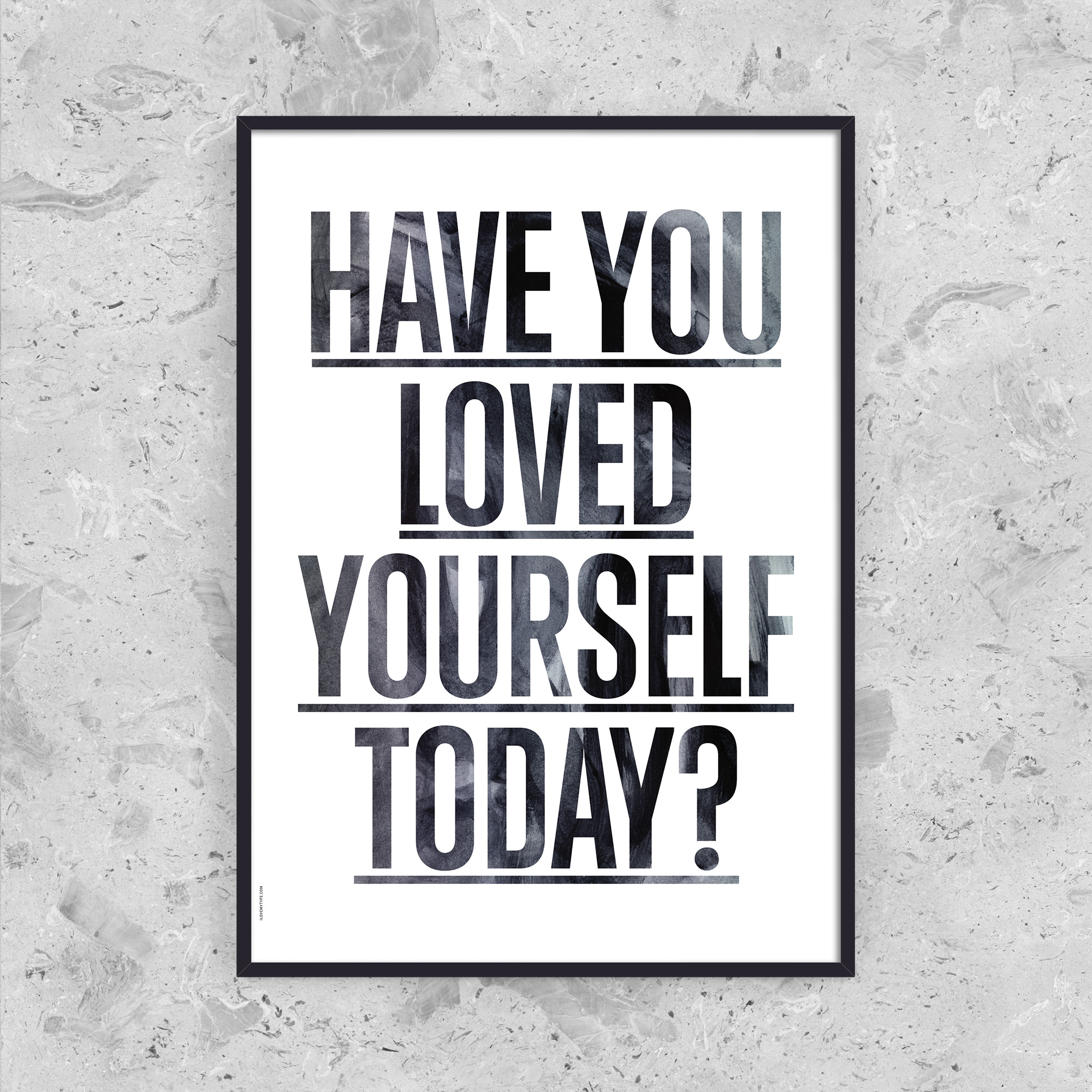Se LOVED YOURSELF? - WHITE hos Picment.dk