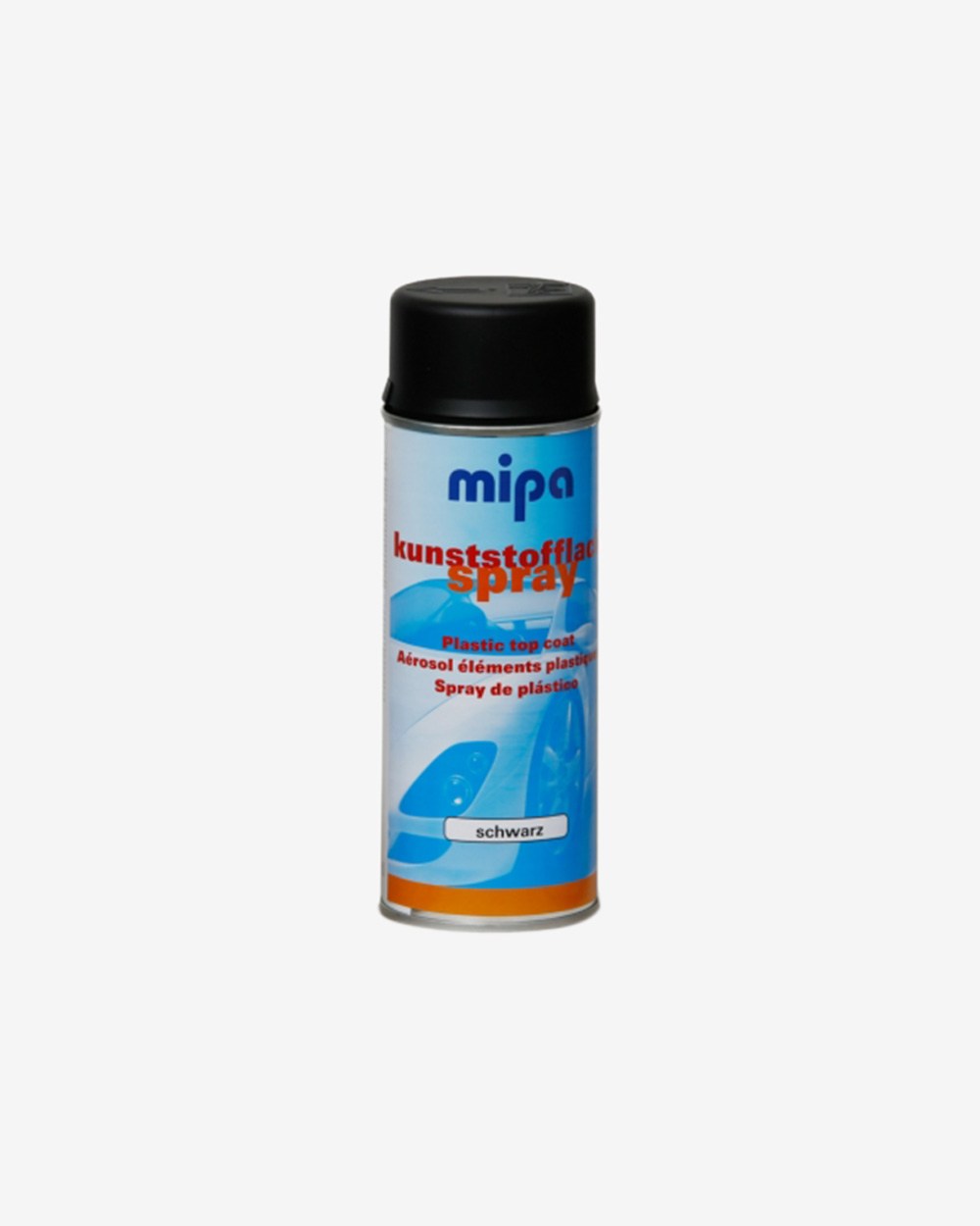 Mipa Plastik Topcoat Spray - Sort