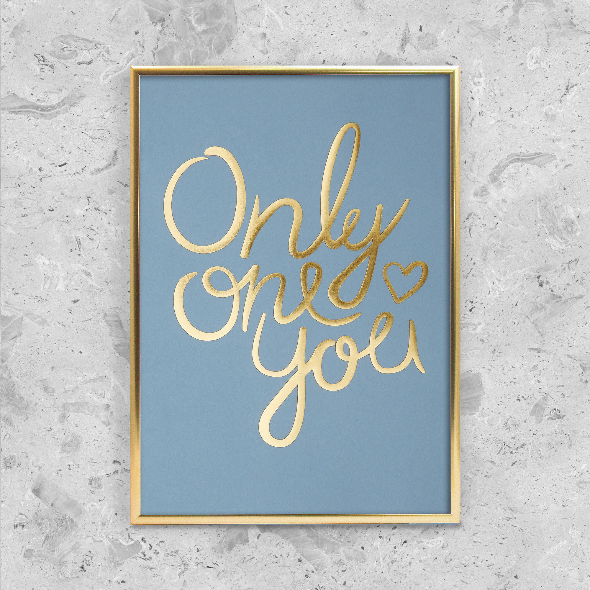 Se ONLY ONE YOU - NEW BLUE hos Picment.dk