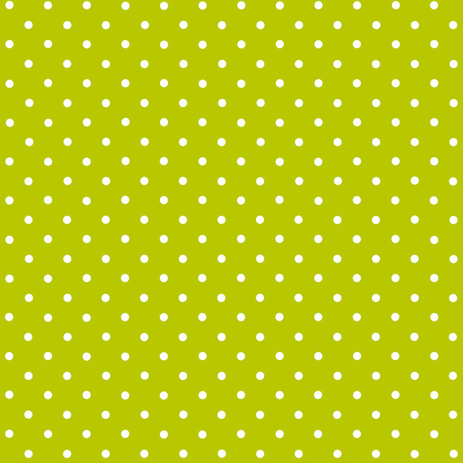 Billede af Mønstret folie-2 meter rulle-45 cm-Polkaprikker - Grøn