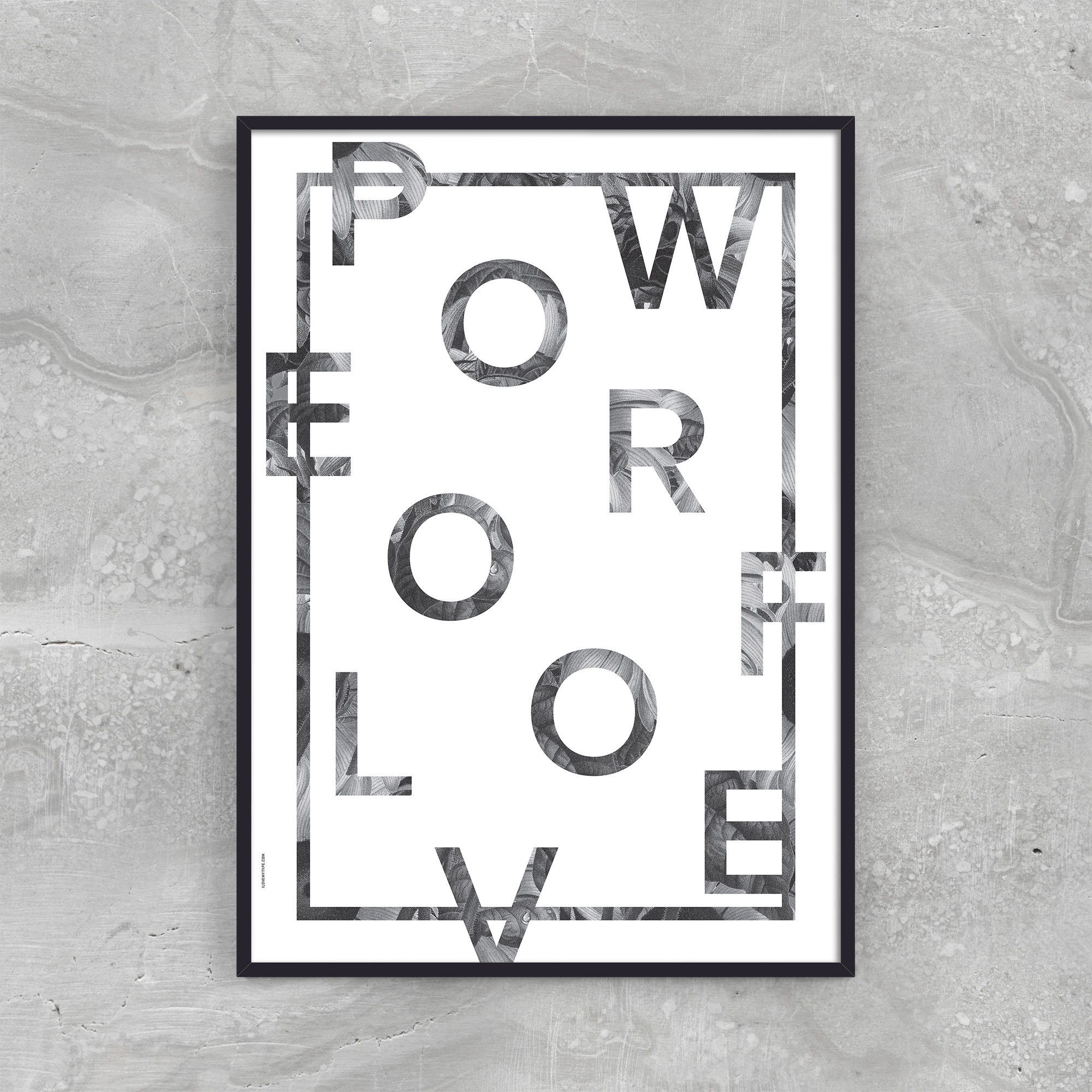 Se POWER OF LOVE - WHITE hos Picment.dk