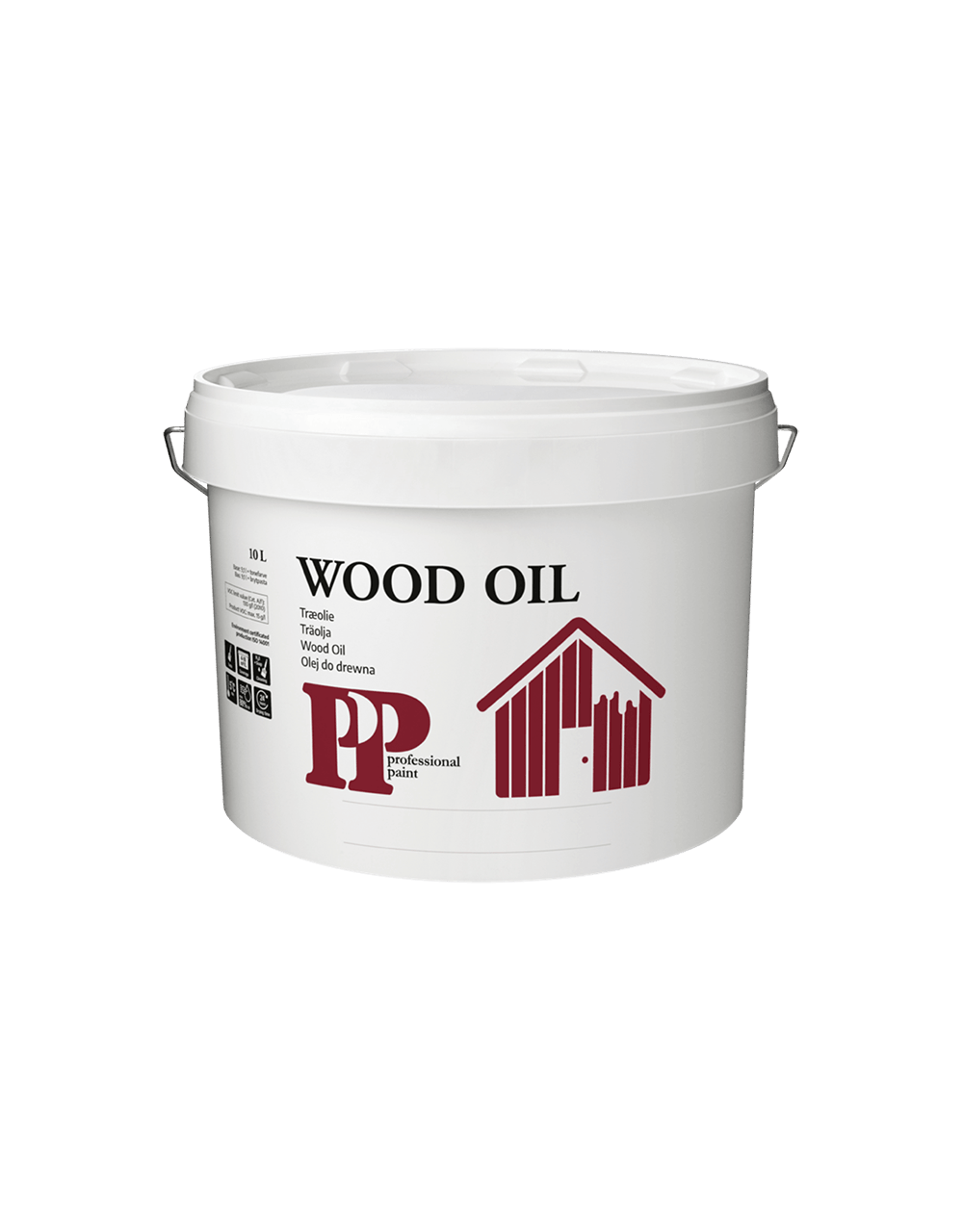 PP Wood Oil, Pigmenteret - 9,1 L