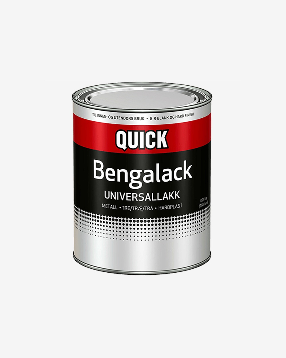 Quick Bengalack Universallak - Silkemat Sort