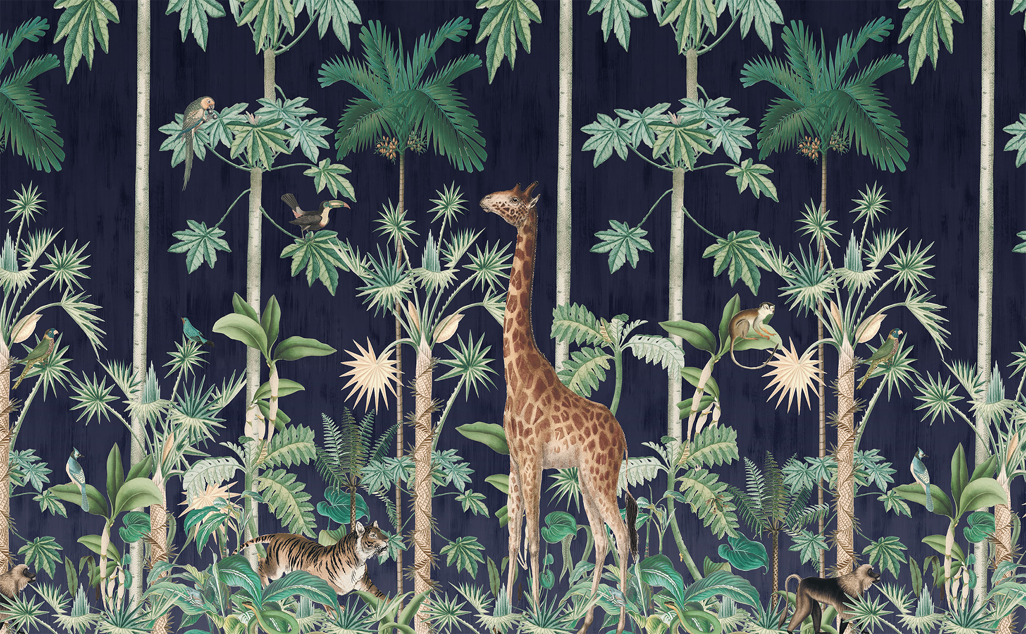 Billede af Giraffe's Stroll - Nightfall