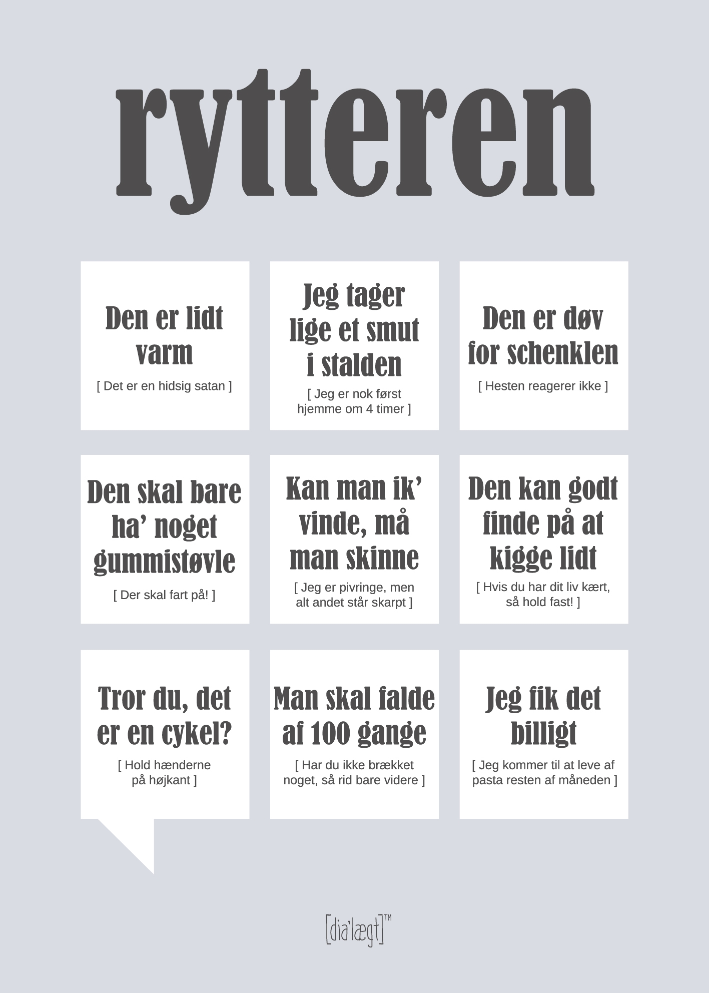 Se Rytteren-A3 hos Picment.dk