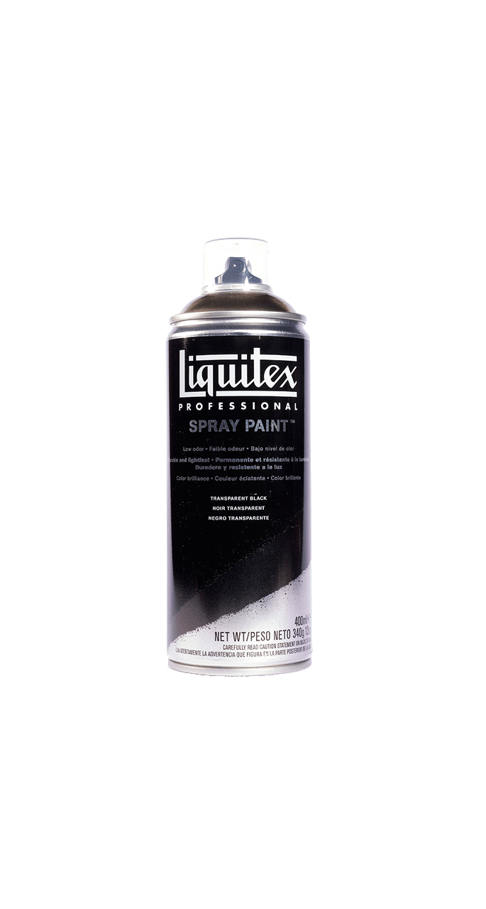 Liquitex Spraymaling, Transparente Farver - Transparent Black 0260