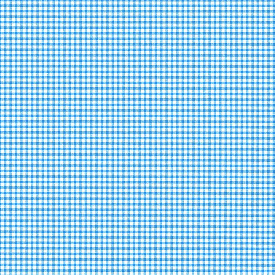 Mønstret folie-2 meter rulle-45 cm-Vichy Picnic - Blå