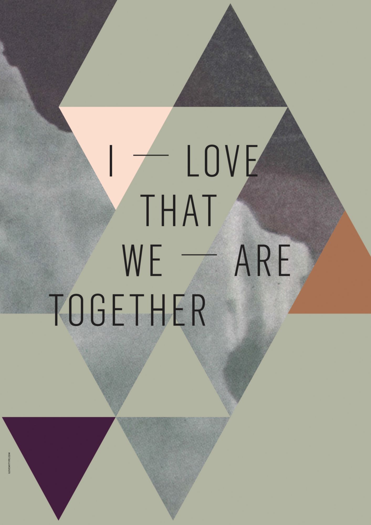 WE ARE TOGETHER - OLIVE-50 x 70