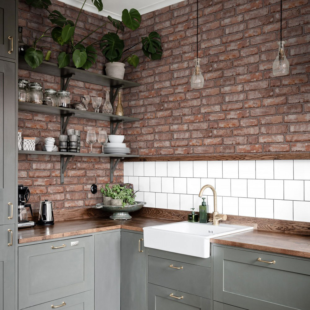 Original Brick tapet